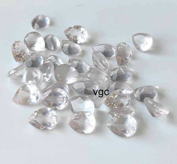 Natural Rose Quartz 3×5 mm Pear Cut Faceted – AAA Quality Rose Quartz Pear 3x5mm