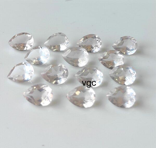 Natural Rose Quartz 3×5 mm Pear Cut Faceted – AAA Quality Rose Quartz Pear 3x5mm