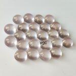 Natural Rose Quartz 10 mm Round Cabochon – AAA Quality Rose Quartz Round 10mm