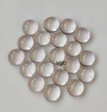 Natural Rose Quartz 10 mm Round Cabochon – AAA Quality Rose Quartz Round 10mm