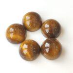 Natural Tiger’s Eye 10 mm Round Cabochon – AAA Quality Tiger’s Eye Round Cabochon 10mm