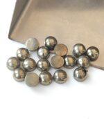 Natural Pyrite 10 mm Round Cabochon – AAA Quality Pyrite Round 10mm