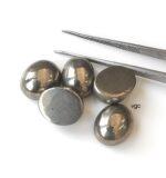 Natural Pyrite 10×12 mm Oval Cabochon – AAA Quality Pyrite Oval 10x12mm