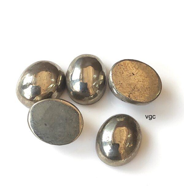 Natural Pyrite 10×12 mm Oval Cabochon – AAA Quality Pyrite Oval 10x12mm