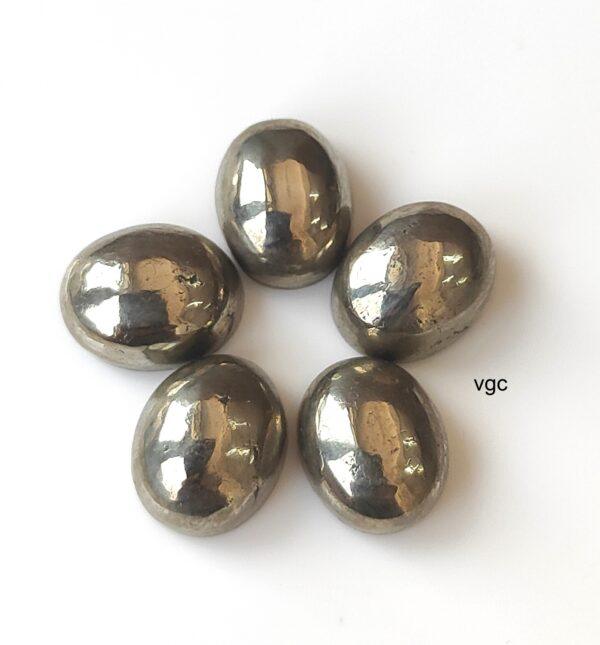 Natural Pyrite 10×12 mm Oval Cabochon – AAA Quality Pyrite Oval 10x12mm