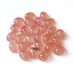 Natural Strawberry Quartz 10×12 mm Oval Cabochon – AAA Quality Strawberry Quartz Oval 10x12mm
