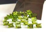 Natural Peridot 5×7 mm Octagon Cut Faceted – AAA Quality Peridot Octagon 5x7mm