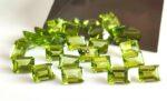 Natural Peridot 5×7 mm Octagon Cut Faceted – AAA Quality Peridot Octagon 5x7mm