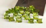Natural Peridot 5×7 mm Octagon Cut Faceted – AAA Quality Peridot Octagon 5x7mm