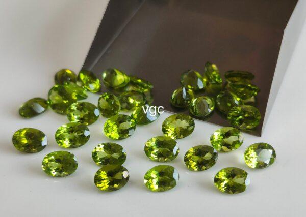 Natural Peridot 3×4 mm Oval Cut Faceted – AAA Quality Peridot Oval 3x4mm
