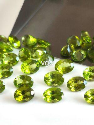 Natural Peridot 3×4 mm Oval Cut Faceted – AAA Quality Peridot Oval 3x4mm