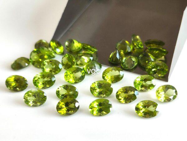 Natural Peridot 3×4 mm Oval Cut Faceted – AAA Quality Peridot Oval 3x4mm