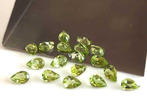 Natural Peridot 1.5×3 mm Baguette Cut Faceted – AAA Quality Peridot Baguette 1.5x3mm