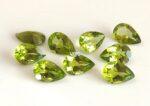Natural Peridot 6×8 mm Pear Cut Faceted – AAA Quality Peridot Pear 6x8mm