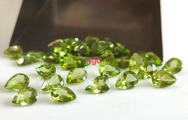 Natural Peridot 1.5×3 mm Baguette Cut Faceted – AAA Quality Peridot Baguette 1.5x3mm