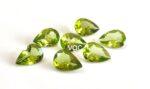 Natural Peridot 6×8 mm Pear Cut Faceted – AAA Quality Peridot Pear 6x8mm