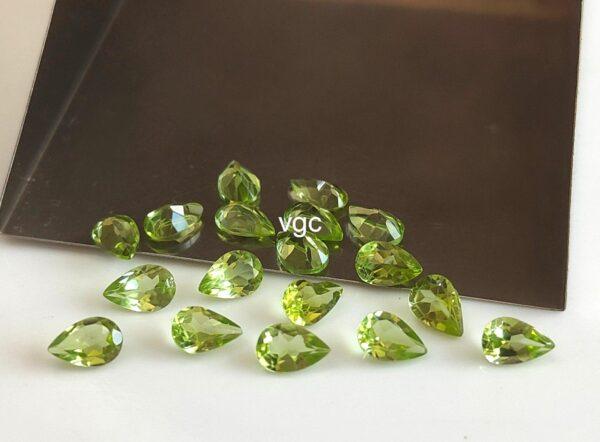 Natural Peridot 1.5×3 mm Baguette Cut Faceted – AAA Quality Peridot Baguette 1.5x3mm