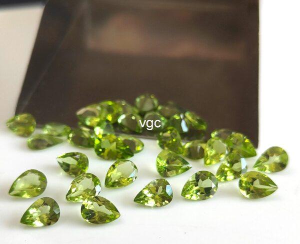 Natural Peridot 1.5×3 mm Baguette Cut Faceted – AAA Quality Peridot Baguette 1.5x3mm