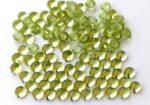 Natural Peridot 3 mm Round Cabochon – AAA Quality Peridot Round 3mm