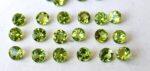 Natural Peridot 3.50 mm Round Cut Faceted – AAA Quality Peridot Round 3.50mm