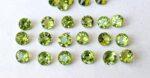 Natural Peridot 3.50 mm Round Cut Faceted – AAA Quality Peridot Round 3.50mm