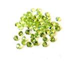 Natural Peridot 1 mm Round Cut Faceted – AAA Quality Peridot Round 1mm