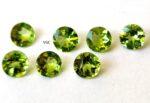 Natural Peridot 9 mm Round Cut Faceted – AAA Quality Peridot Round 9mm