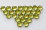 Natural Peridot 4 mm Round Rose Cut – AAA Quality Peridot Round 4mm