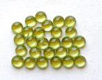 Natural Peridot 4 mm Round Rose Cut – AAA Quality Peridot Round 4mm