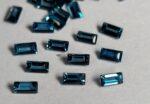 Natural London Blue Topaz 2×4 mm Baguette Faceted Cut – AAA Quality London Blue Topaz Baguette Faceted Cut 2x4mm