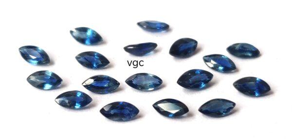 Natural Blue Sapphire 2×4 mm Marquise Faceted Cut – AAA Quality Blue Sapphire Marquise Cut 2x4mm
