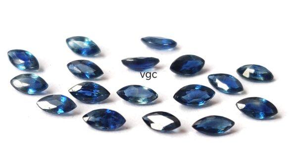 Natural Blue Sapphire 2×4 mm Marquise Faceted Cut – AAA Quality Blue Sapphire Marquise Cut 2x4mm