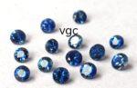 Natural Blue Sapphire 2 mm Round Diamond Faceted Cut – AAA Quality Blue Sapphire Round Diamond Cut 2mm