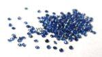 Natural Blue Sapphire 1.25 mm Round Diamond Faceted Cut – AAA Quality Blue Sapphire Round Diamond Cut 1.25mm