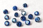 Natural Blue Sapphire 2 mm Round Diamond Faceted Cut – AAA Quality Blue Sapphire Round Diamond Cut 2mm