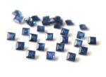 Natural Blue Sapphire 2 mm Square Faceted Cut – AAA Quality Blue Sapphire Square Cut 2mm