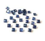 Natural Blue Sapphire 2 mm Square Faceted Cut – AAA Quality Blue Sapphire Square Cut 2mm