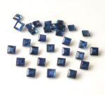 Natural Blue Sapphire 2 mm Square Faceted Cut – AAA Quality Blue Sapphire Square Cut 2mm