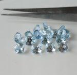 Natural Sky Blue Topaz 10 mm Cushion Faceted Cut – AAA Quality Sky Blue Topaz Cushion Faceted Cut 10mm