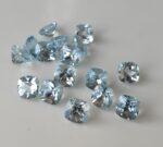 Natural Sky Blue Topaz 10 mm Cushion Faceted Cut – AAA Quality Sky Blue Topaz Cushion Faceted Cut 10mm