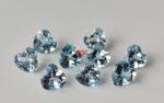Natural Sky Blue Topaz 10 mm Heart Faceted Cut – AAA Quality Sky Blue Topaz Heart Faceted Cut 10mm