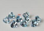 Natural Sky Blue Topaz 10 mm Heart Faceted Cut – AAA Quality Sky Blue Topaz Heart Faceted Cut 10mm