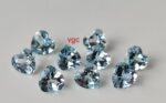 Natural Sky Blue Topaz 10 mm Heart Faceted Cut – AAA Quality Sky Blue Topaz Heart Faceted Cut 10mm