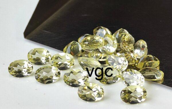 Natural Lemon Quartz 3×5 mm Oval Cut Faceted – AAA Quality Lemon Quartz Oval 3x5mm
