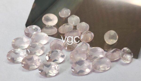 Natural Rose Quartz 10×12 mm Oval Cut Faceted – AAA Quality Rose Quartz Oval 10x12mm