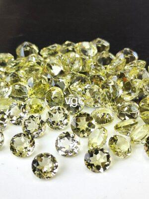 Natural Lemon Quartz 3 mm Round Cut Faceted – AAA Quality Lemon Quartz Round 3mm