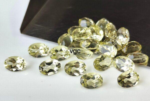 Natural Lemon Quartz 3×5 mm Oval Cut Faceted – AAA Quality Lemon Quartz Oval 3x5mm