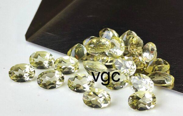 Natural Lemon Quartz 3×5 mm Oval Cut Faceted – AAA Quality Lemon Quartz Oval 3x5mm
