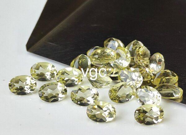 Natural Lemon Quartz 3×5 mm Oval Cut Faceted – AAA Quality Lemon Quartz Oval 3x5mm
