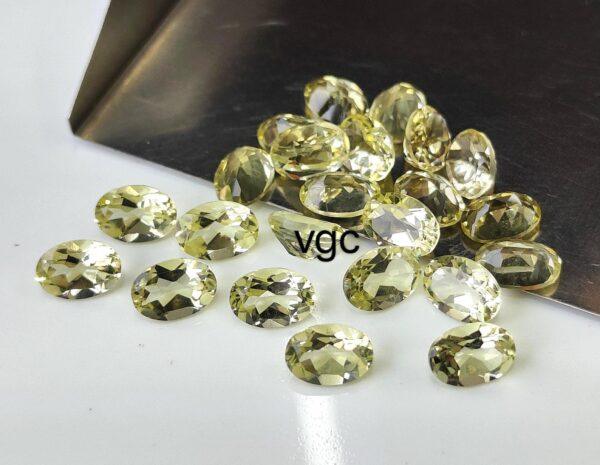 Natural Lemon Quartz 3×5 mm Oval Cut Faceted – AAA Quality Lemon Quartz Oval 3x5mm